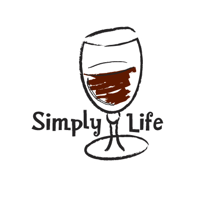 Simply Life White Wine Unisex White Tees